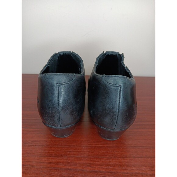 VINTAGE Durango Western Ankle Boot Women 8M Black Leather Y2K Stretch - Picture 4 of 9